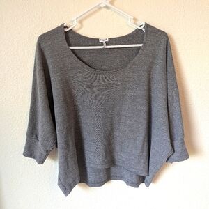 Brand Splendid Slightly Oversized Short Grey Sweater. Size Medium